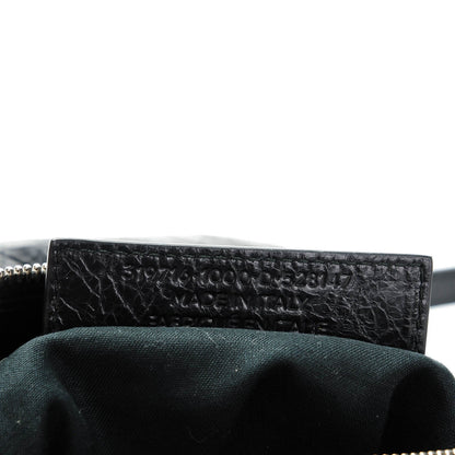 Balenciaga Agneau Giant 12 Silver Hardware Flat Crossbody Black 7 of 7