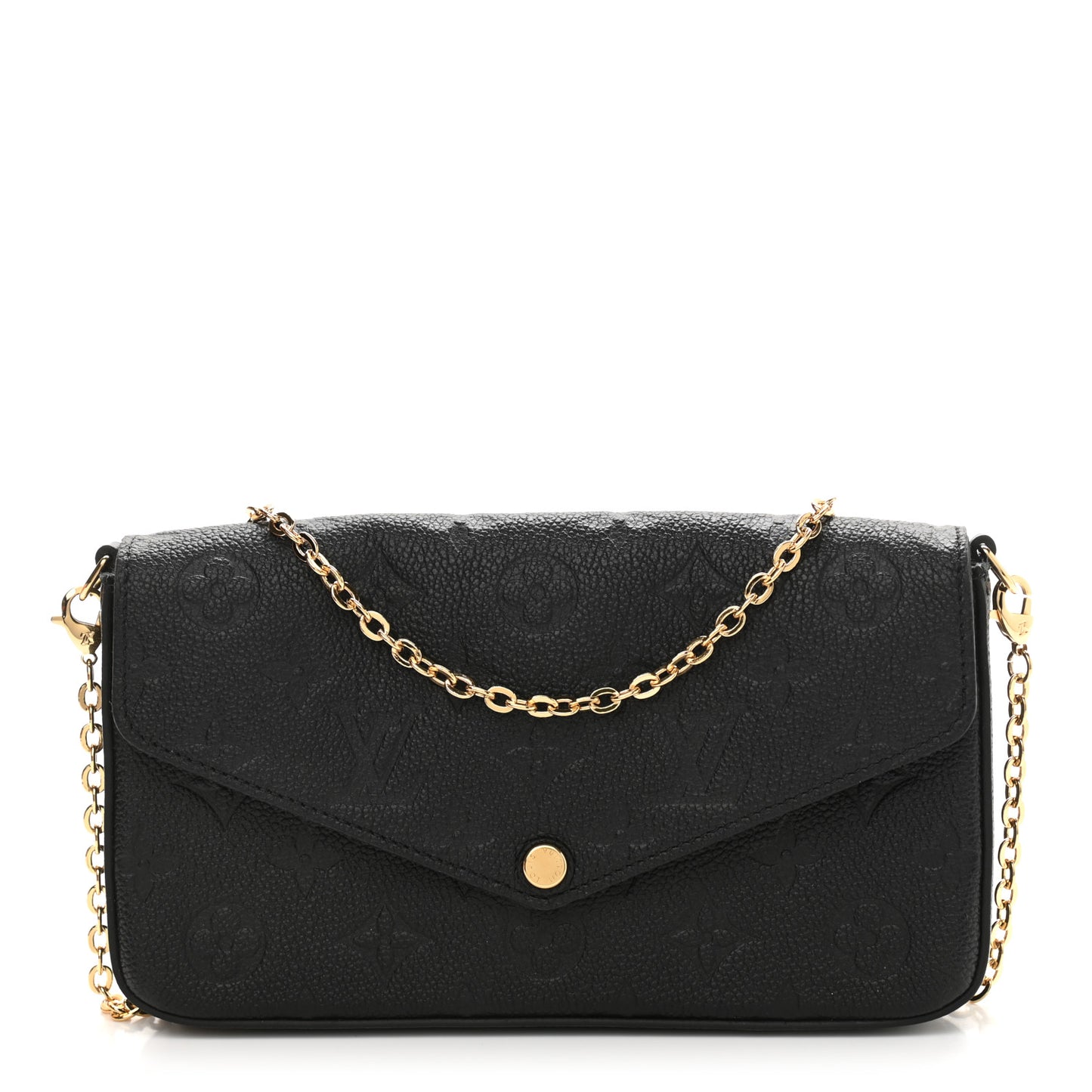Empreinte Pochette Felicie Chain Wallet Black