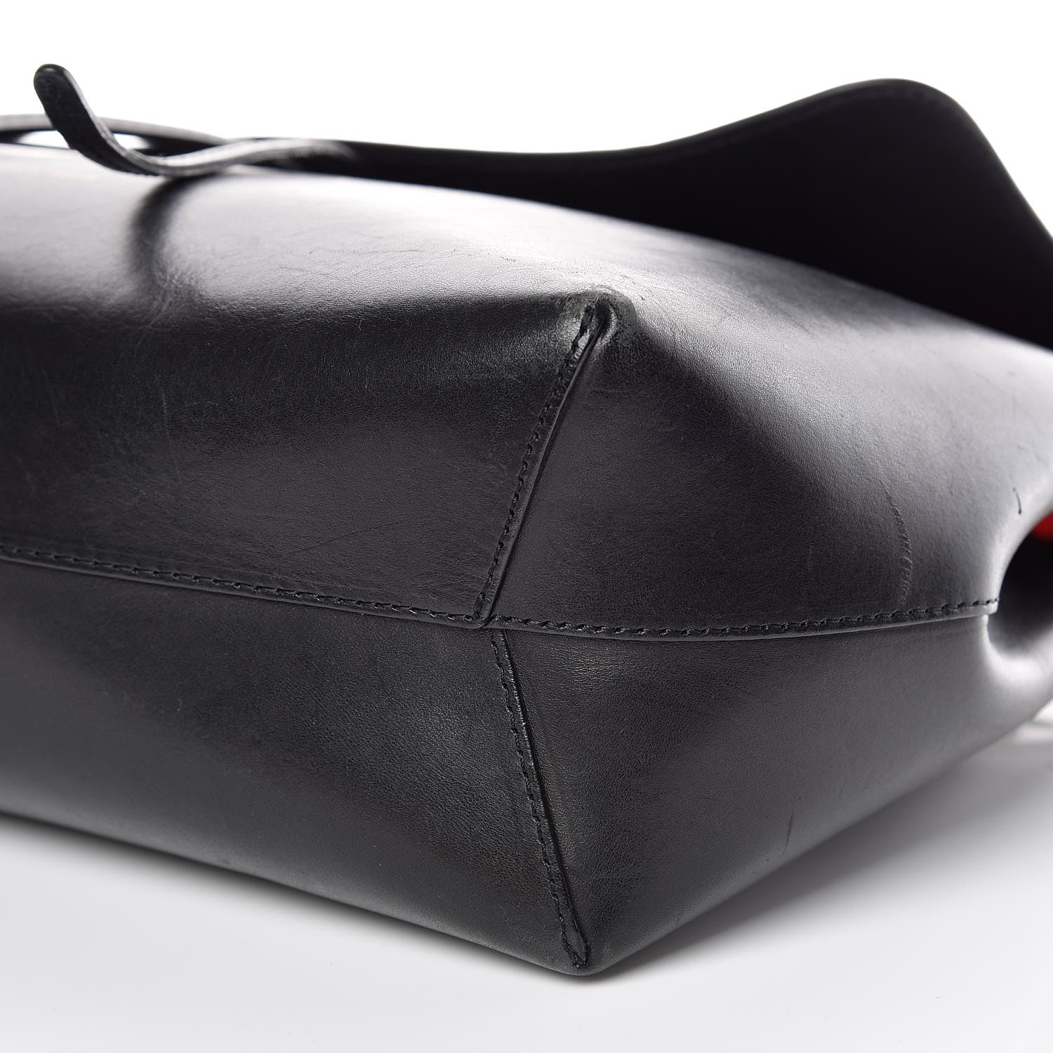 Mansur Gavriel Calfskin Lady Bag Black Flamma 9 of 26