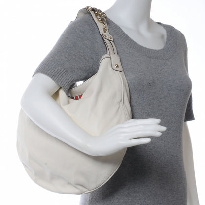 Gucci Leather Wave Hobo Off White 2 of 7