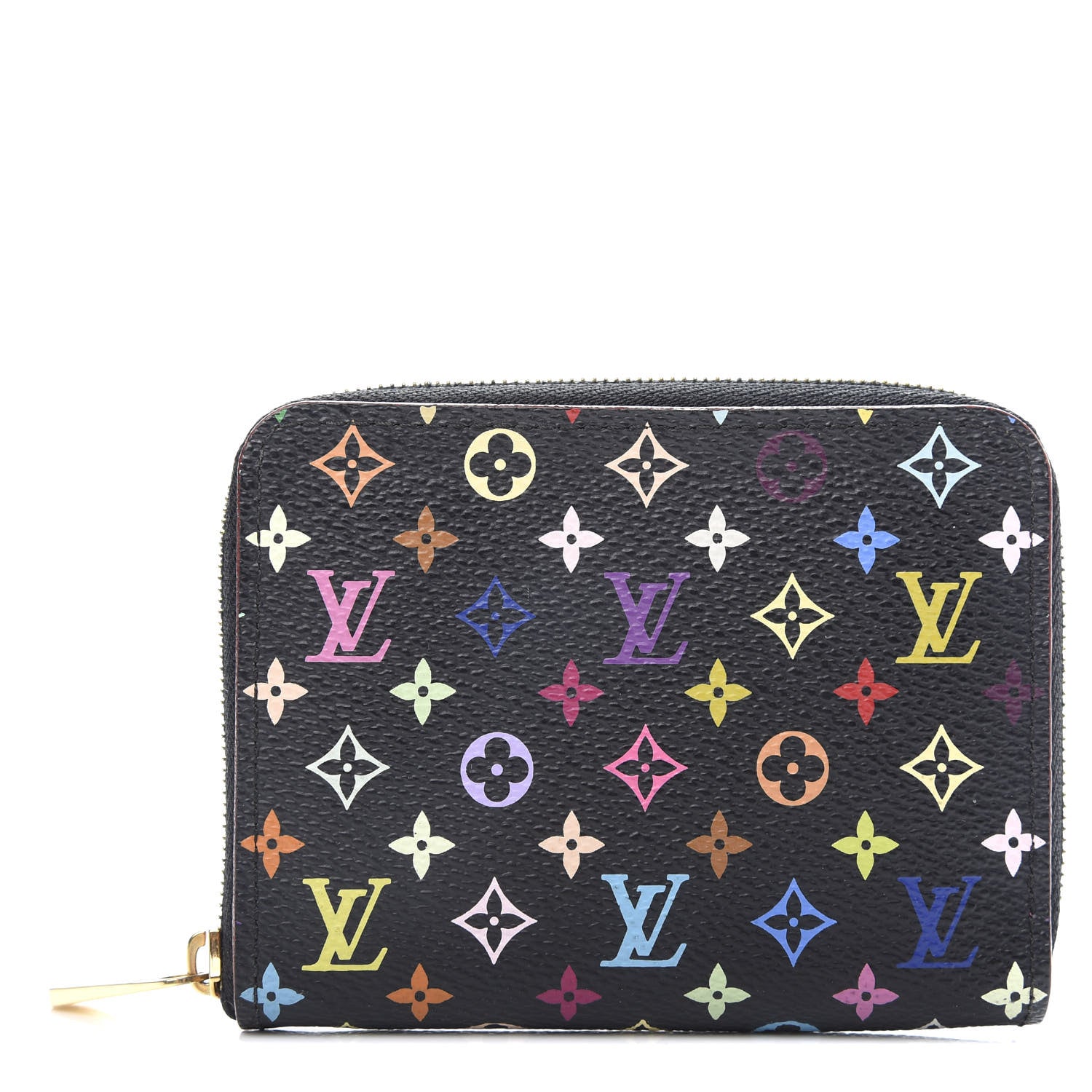 Louis Vuitton Monogram Multicolor Zippy Coin Purse Black Grenade 1 of 7
