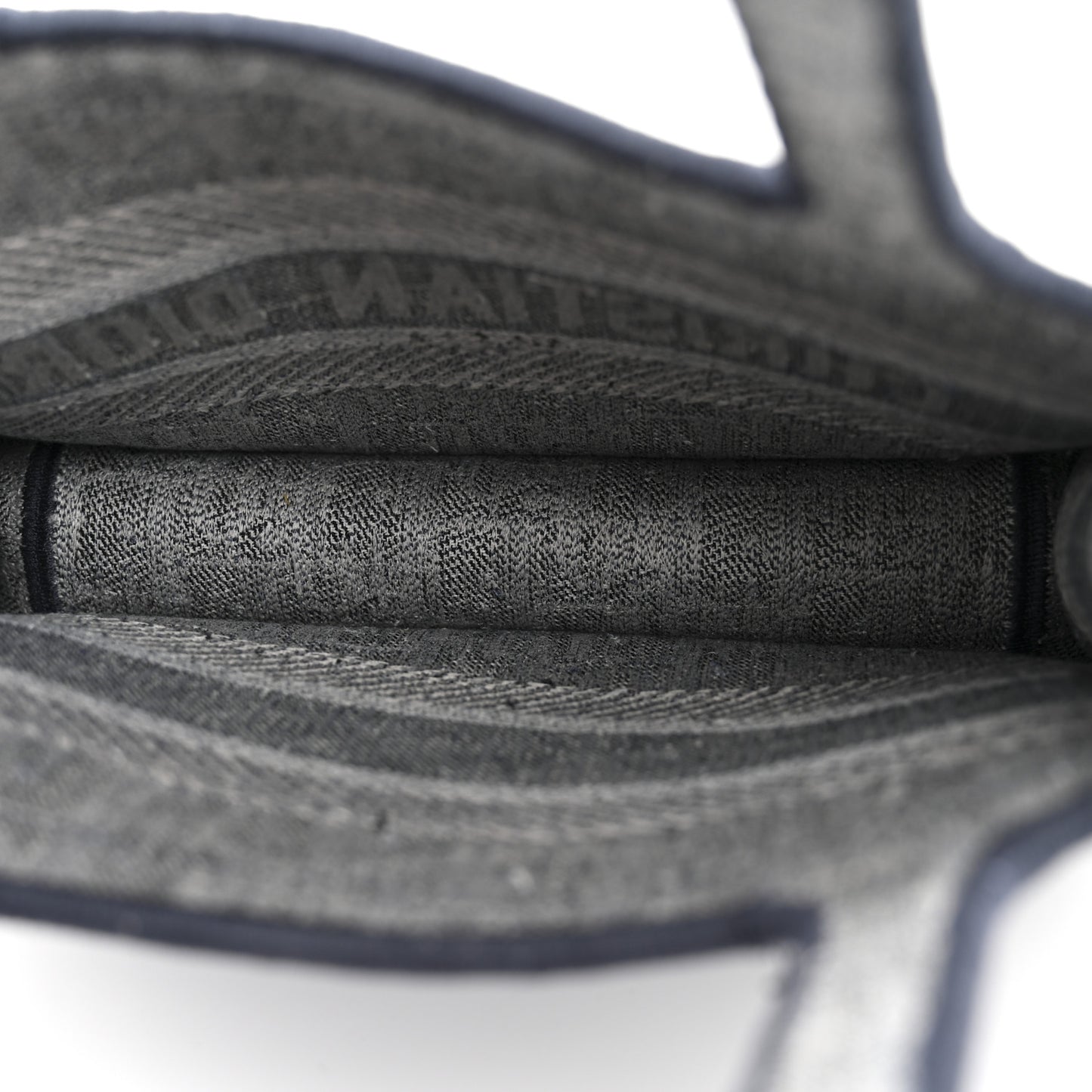 Oblique Denim Mini Book Tote Blue