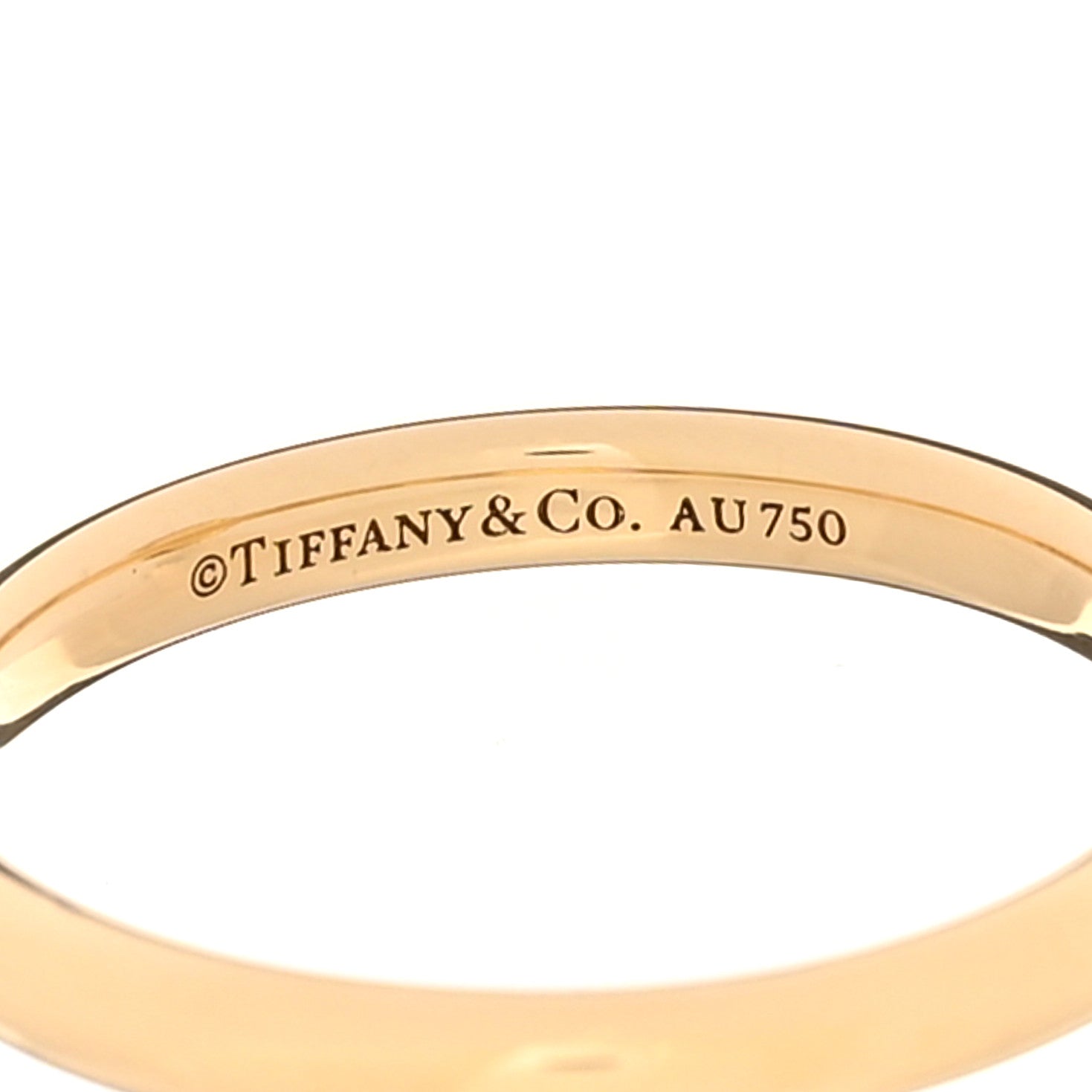 Tiffany 18K Yellow Gold 8mm Hardwear Ball Ring 52 6 4 of 6