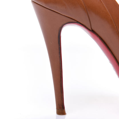 Christian Louboutin Calfskin Insectika 100 Pumps 39 Cuoio 18 of 23