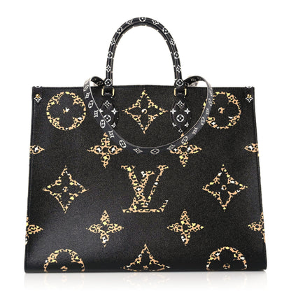 Louis Vuitton Monogram Giant Jungle Onthego GM Black 1 of 10