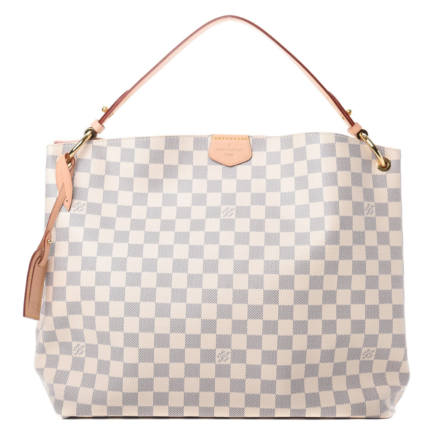 Damier Azur Graceful MM Rose Ballerine
