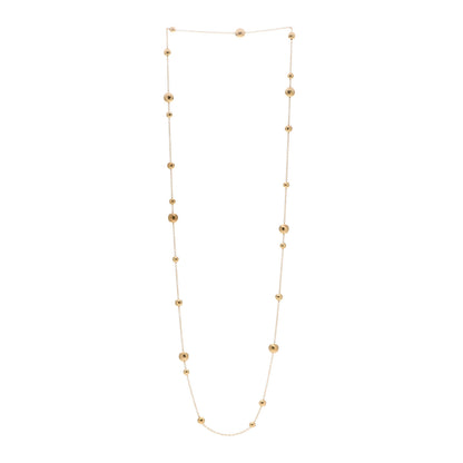Tiffany 18K Yellow Gold Paloma Picasso Hammered Bead Station Necklace 3 of 4