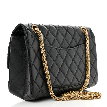Chanel Aged Calfskin Quilted 2.55 Reissue 225 Flap Black 3 of 22
