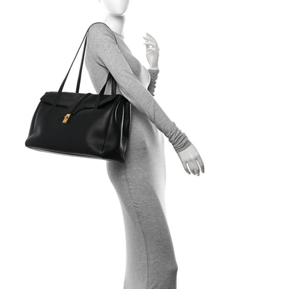 Celine Grained Calfskin Large Soft 16 Bag Black 2 of 11