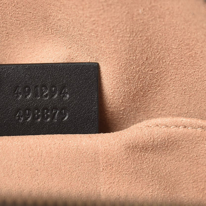 Gucci Calfskin Matelasse GG Marmont Belt Bag 75 30 Black 7 of 11