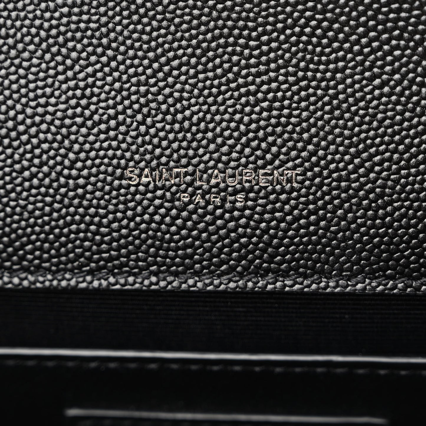 Grain De Poudre Small Monogram Monochrome Kate Satchel Black