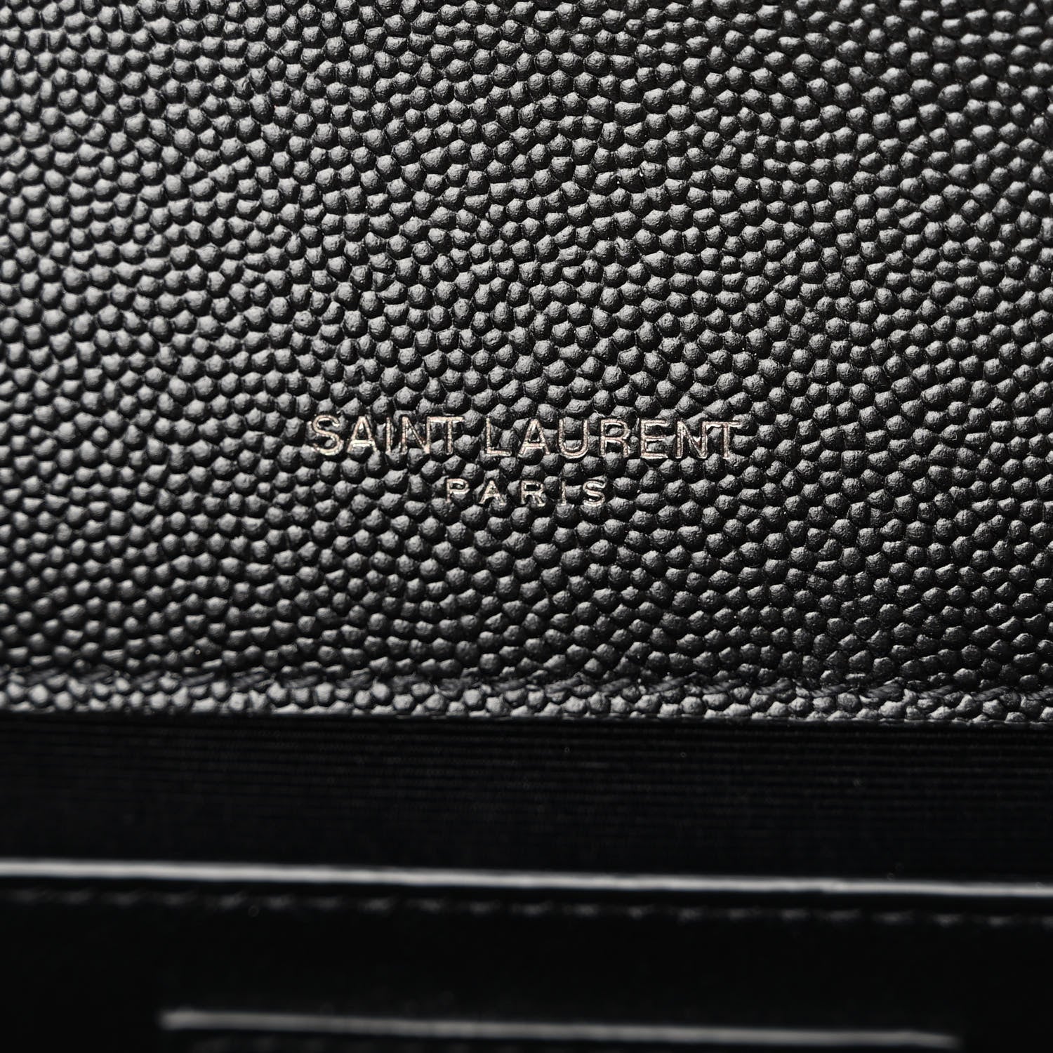 Saint Laurent Grain De Poudre Small Monogram Monochrome Kate Satchel Black 6 of 10