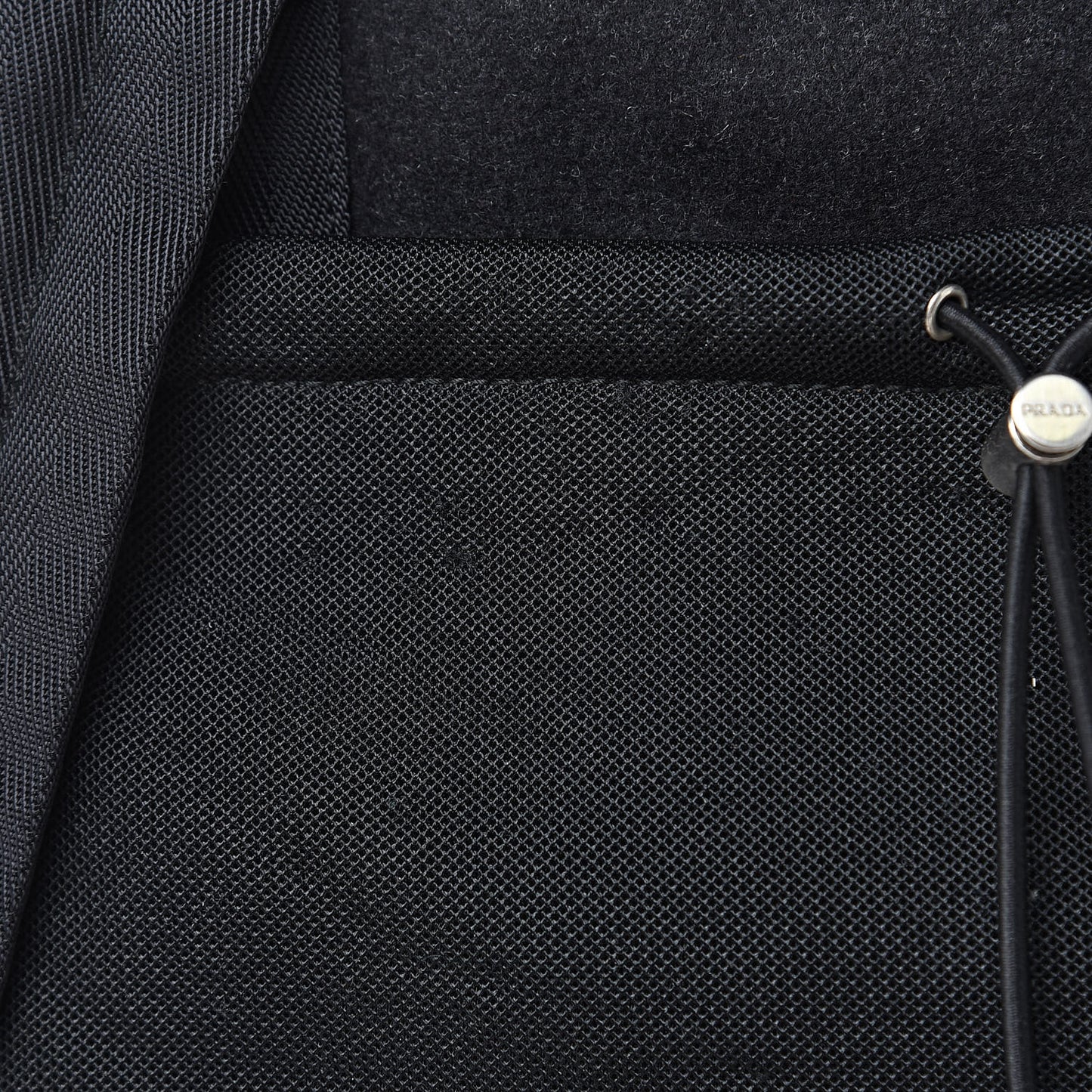 Wool Messenger Satchel Black