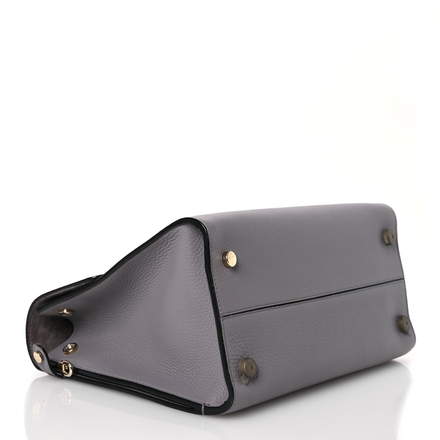 Christian Dior Grained Calfskin Medium Diorever Flap Grey 4 of 17