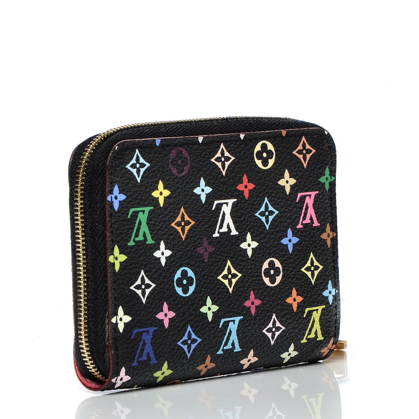 Monogram Multicolor Zippy Coin Purse Black Grenade