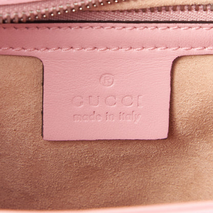 Gucci Calfskin Matelasse Small GG Marmont Shoulder Bag Wild Rose 8 of 9