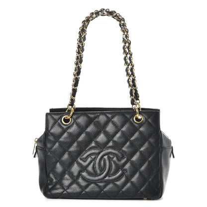 Chanel Caviar Quilted Petit Timeless Tote PTT Black 1 of 7