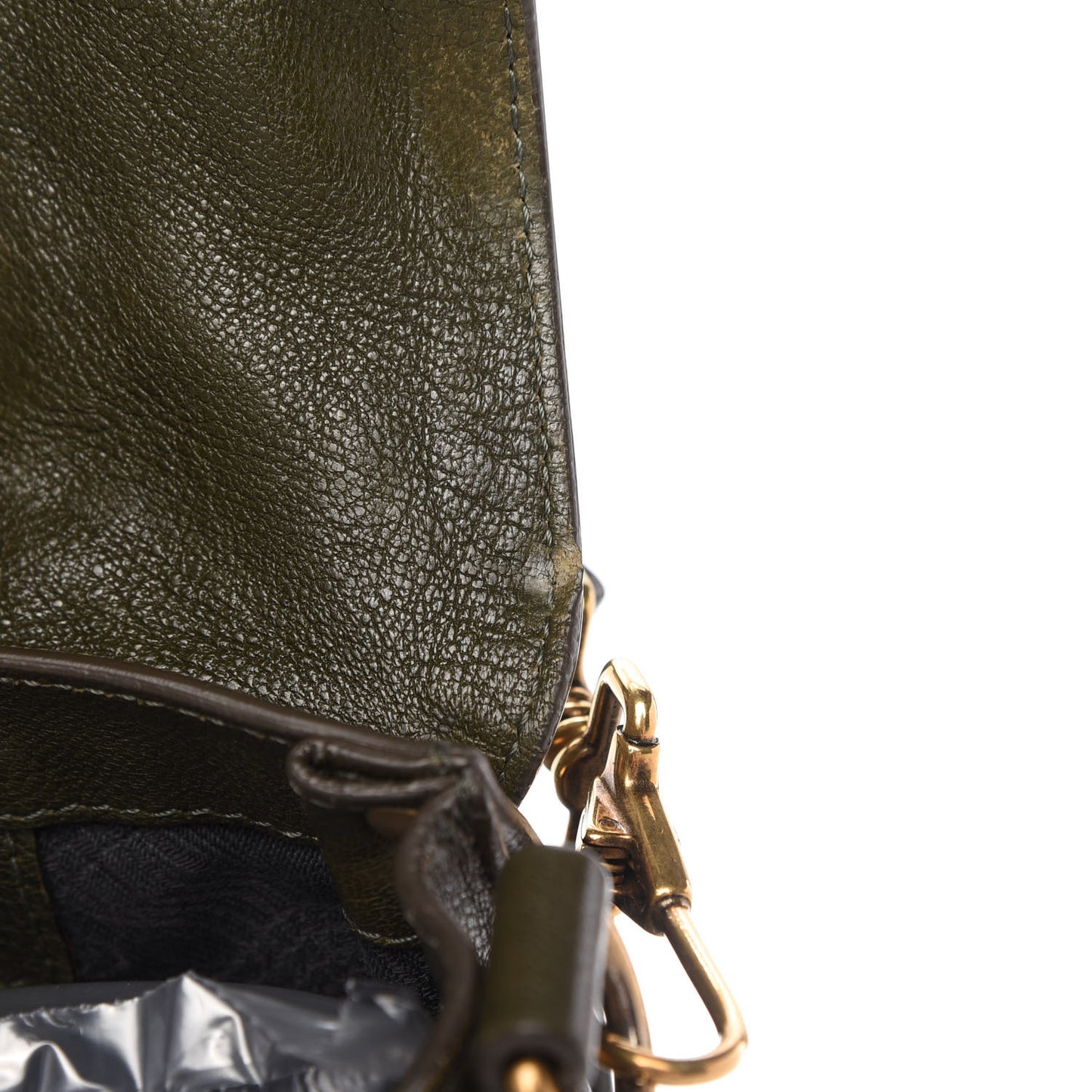 Lambskin Medium PS1 Satchel Military