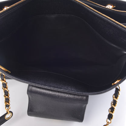 Chanel Caviar XL Weekender Bag Black 9 of 15