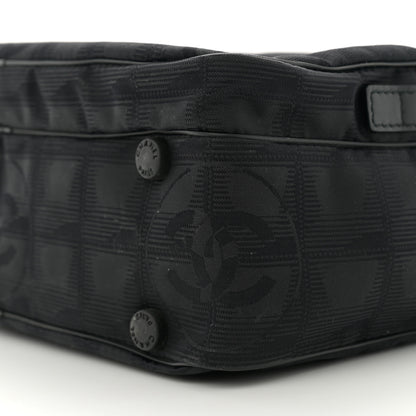 Chanel Nylon Travel Shoulder Bag Black 10 of 11