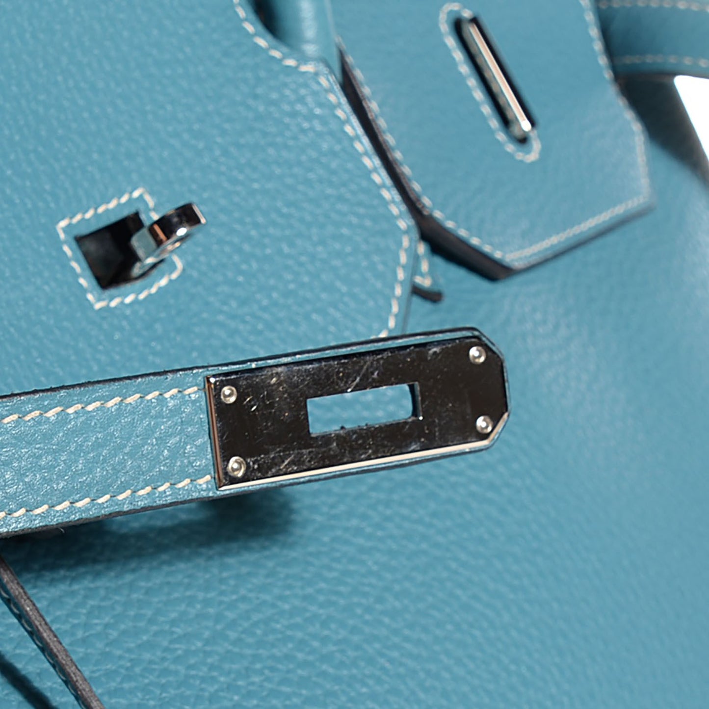 Togo Birkin 40 Blue Jean