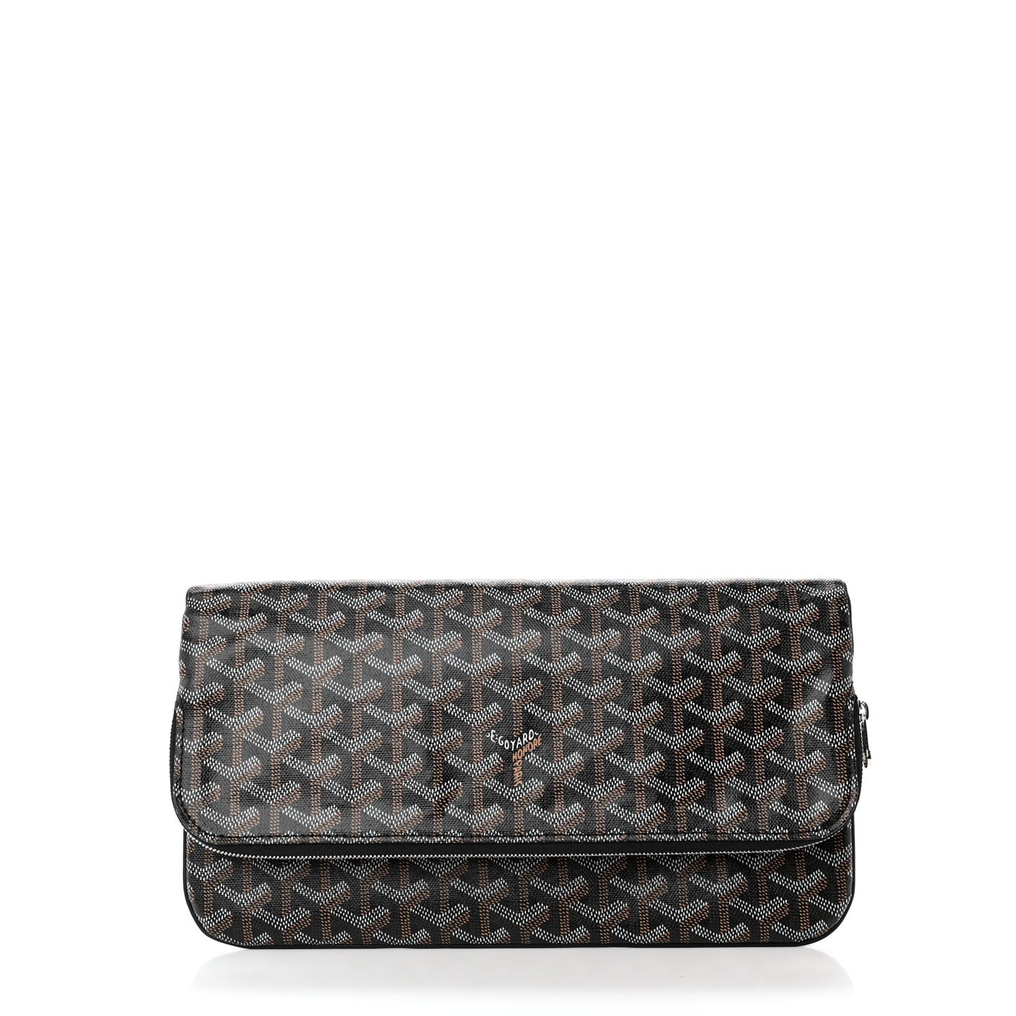 Goyardine Sainte Marie Soft Clutch Black