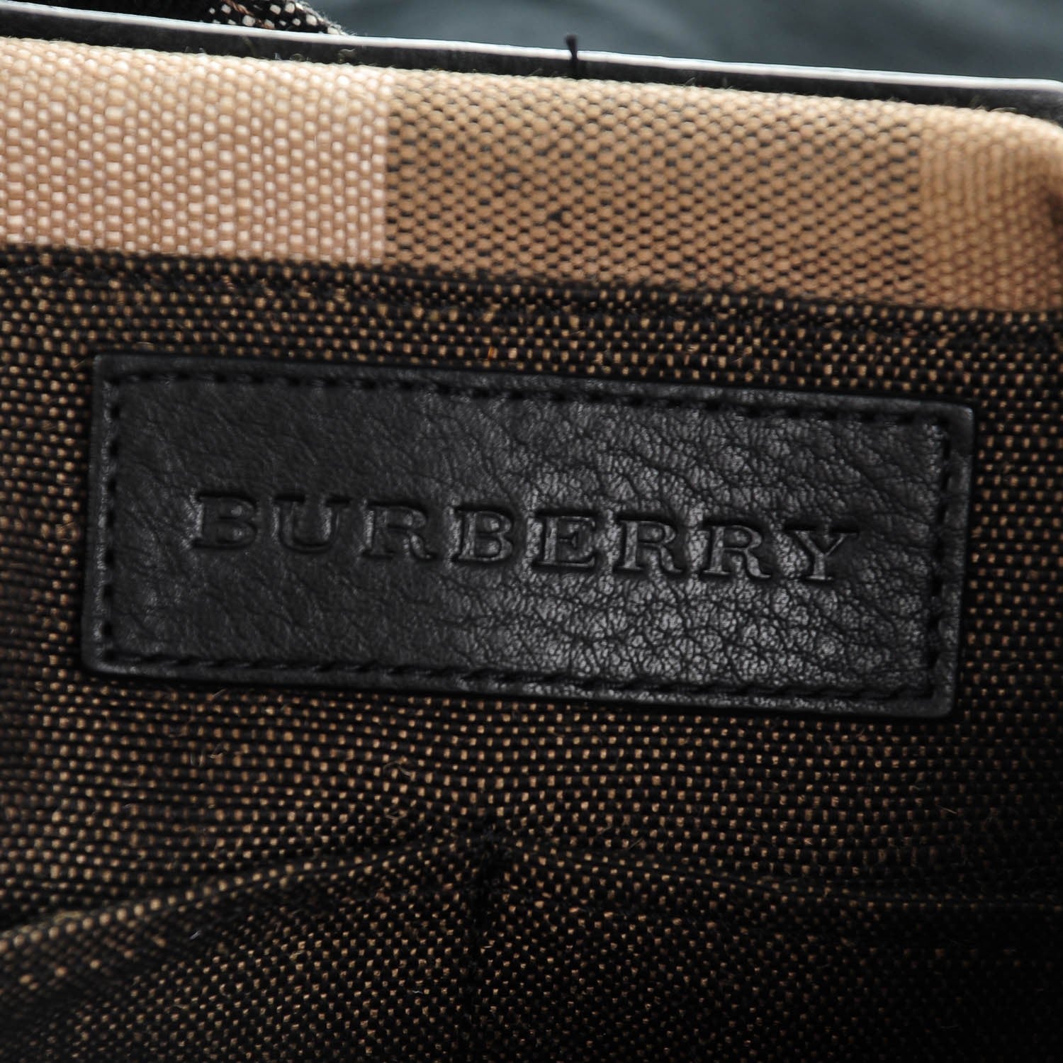 Burberry Canvas Check Korbin Backpack Black 6 of 8