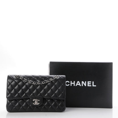 Chanel Caviar Quilted Medium Double Flap Black 9 of 9