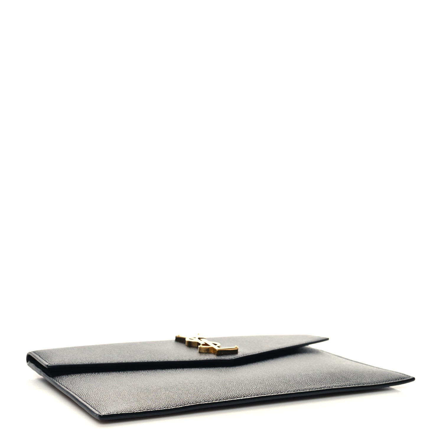 Saint Laurent Grain De Poudre Uptown Pouch Black 4 of 10