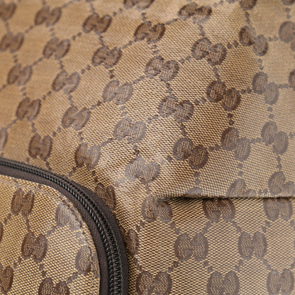 Gucci Crystal Monogram Backpack Dark Brown 18 of 19