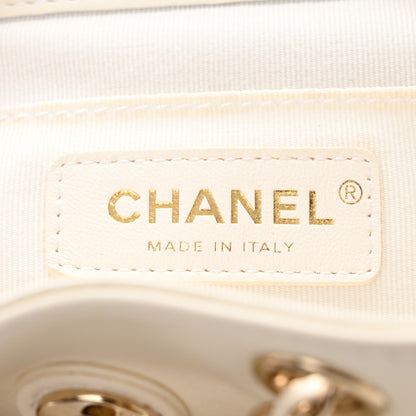 Chanel Lambskin Quilted Small Duma Drawstring Backpack White 6 of 10
