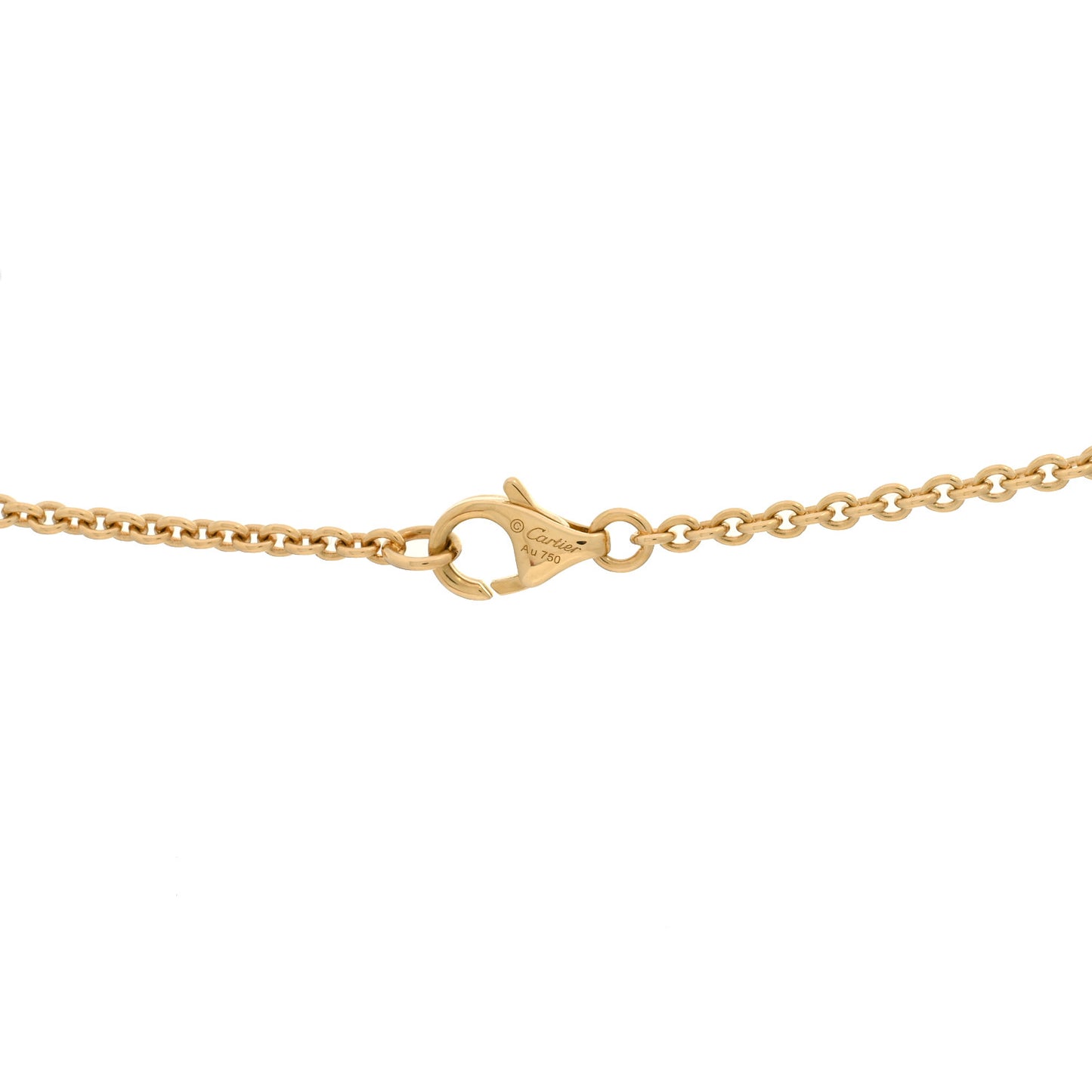18K Yellow Gold Interlocking LOVE Necklace
