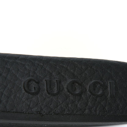 Gucci Rubber Stripe Mens Pool Slide Sandals 6 Ecru Green Red 6 of 6