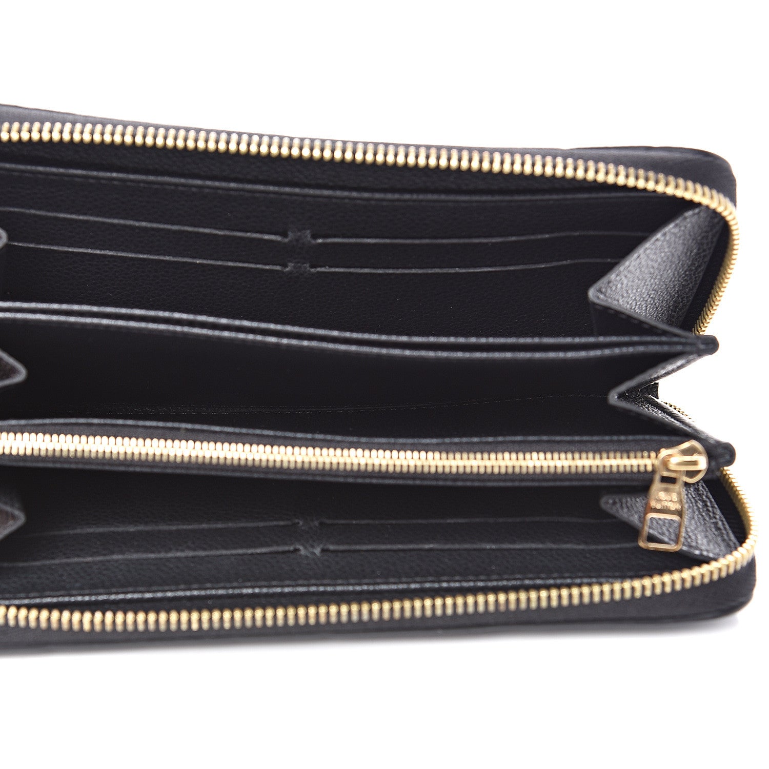 Louis Vuitton Empreinte Zippy Wallet Black 4 of 9