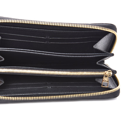 Louis Vuitton Empreinte Zippy Wallet Black 4 of 9