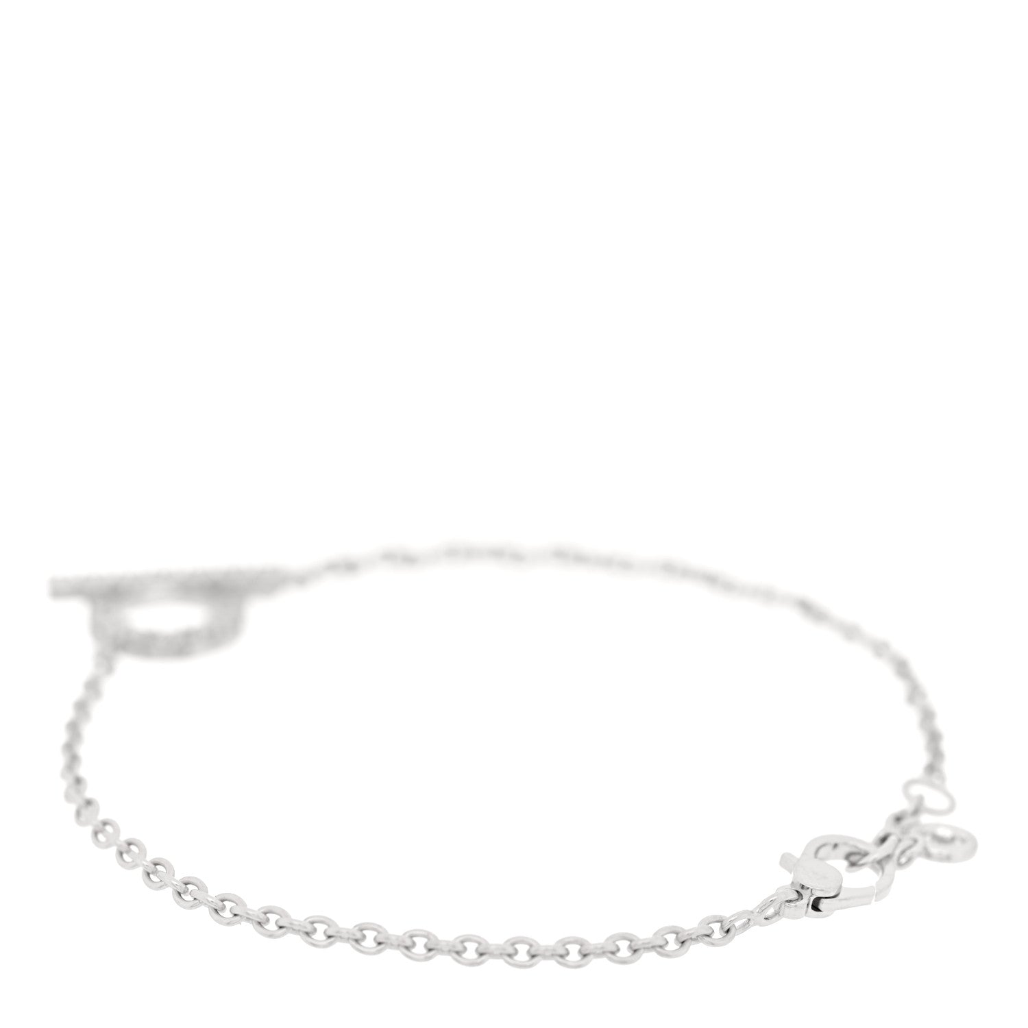 Hermes 18K White Gold Diamond Finesse Bracelet ST 2 of 5