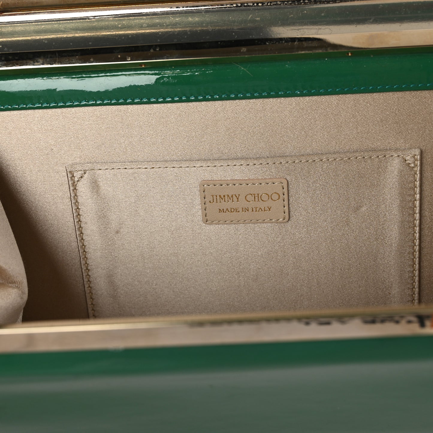 Patent Cayla Clutch Jade