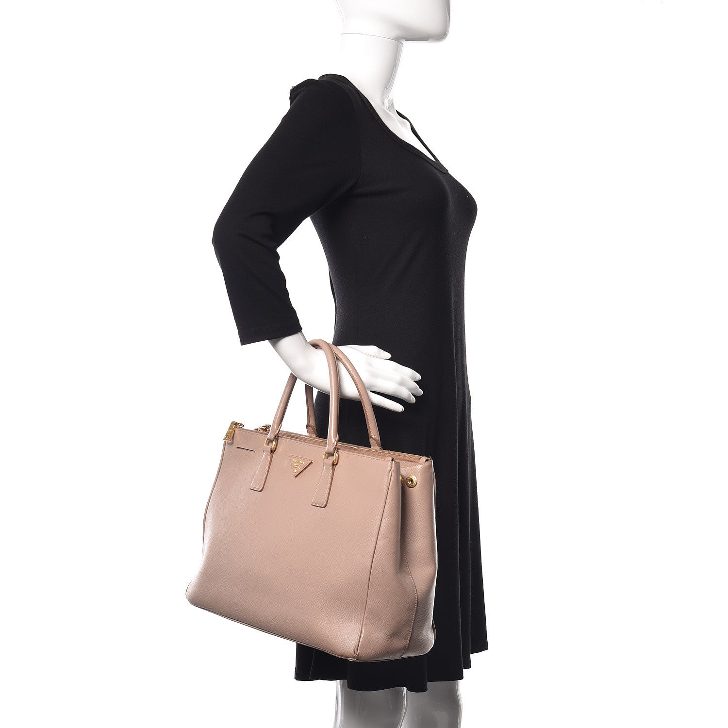 Prada Saffiano Medium Galleria Double Zip Tote Cammeo 2 of 17