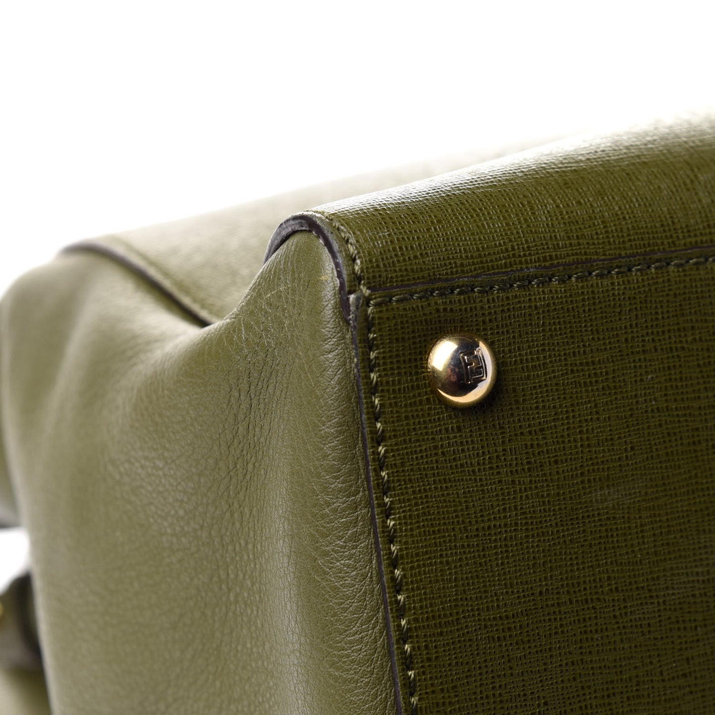 Vitello Elite Flamingo Regular 2Jours Tote Oliva