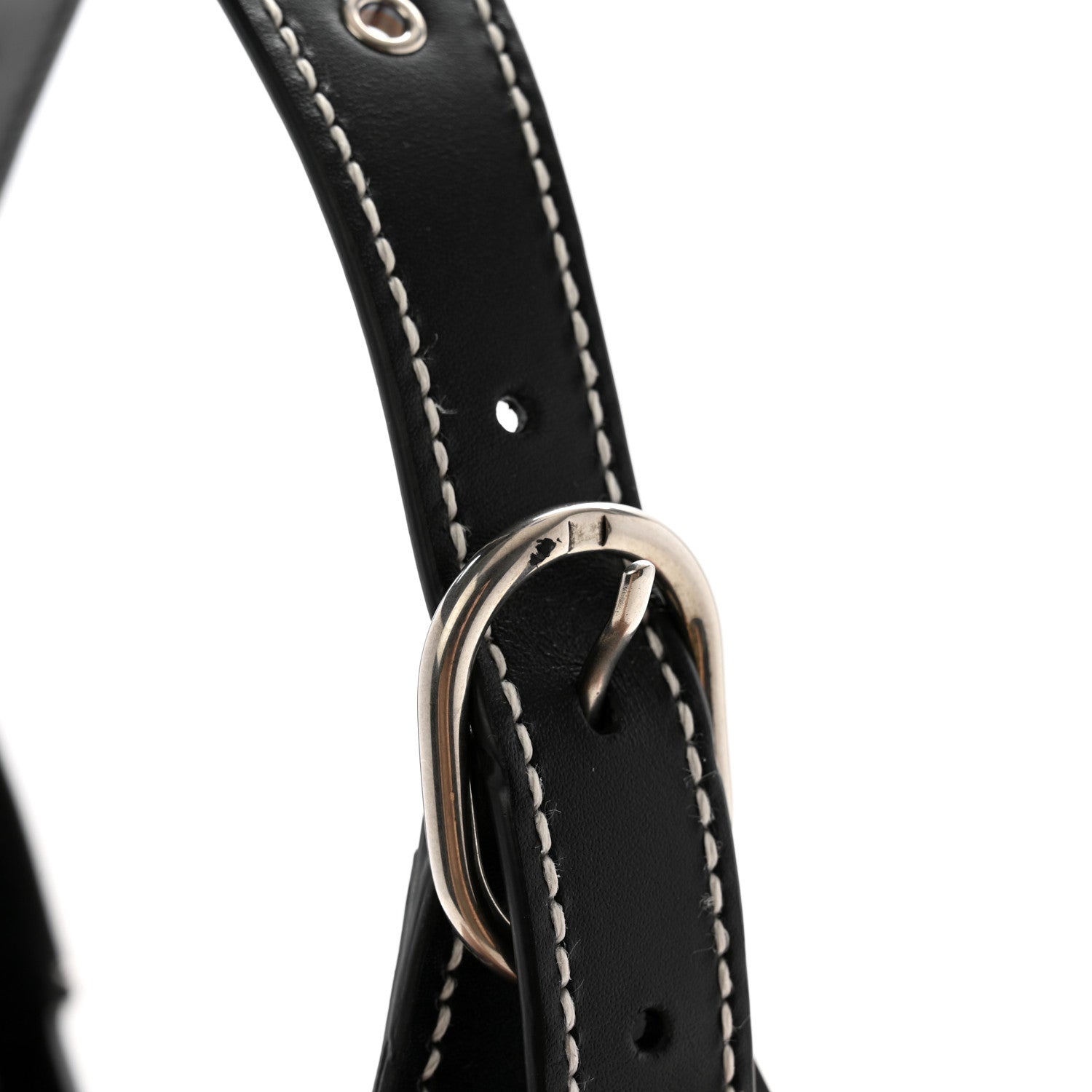 Gucci Calfskin Ha Ha Ha Jackie 1961 Eyelet Hobo Black 13 of 13