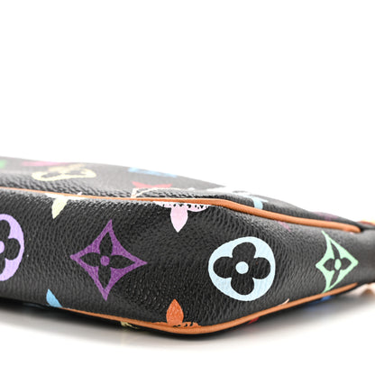 Louis Vuitton Monogram Multicolor Pochette Accessories Black 10 of 11