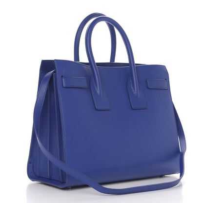 Saint Laurent Grained Calfskin Small Sac De Jour Outremer 3 of 12