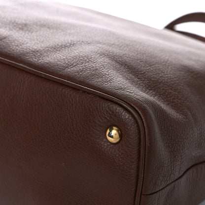 Saint Laurent Calfskin Belle de Jour Cabas Tote Brown 10 of 19