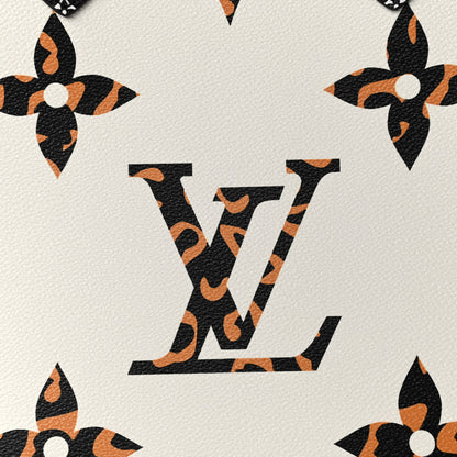 Louis Vuitton Monogram Giant Jungle Onthego GM Ivory 8 of 10