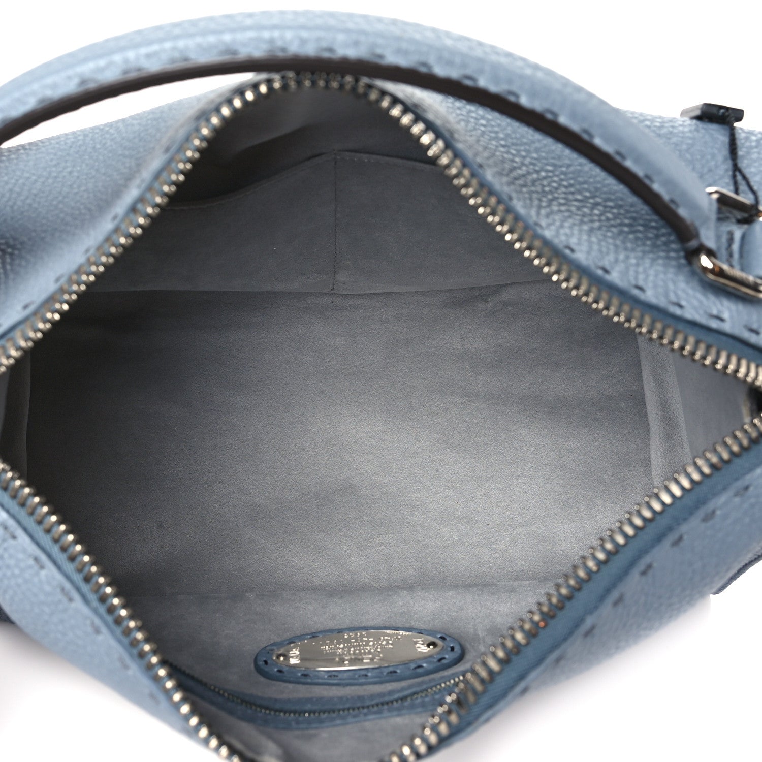 Fendi Cuoio Romano Selleria Lei Boston Tote Nube 5 of 10