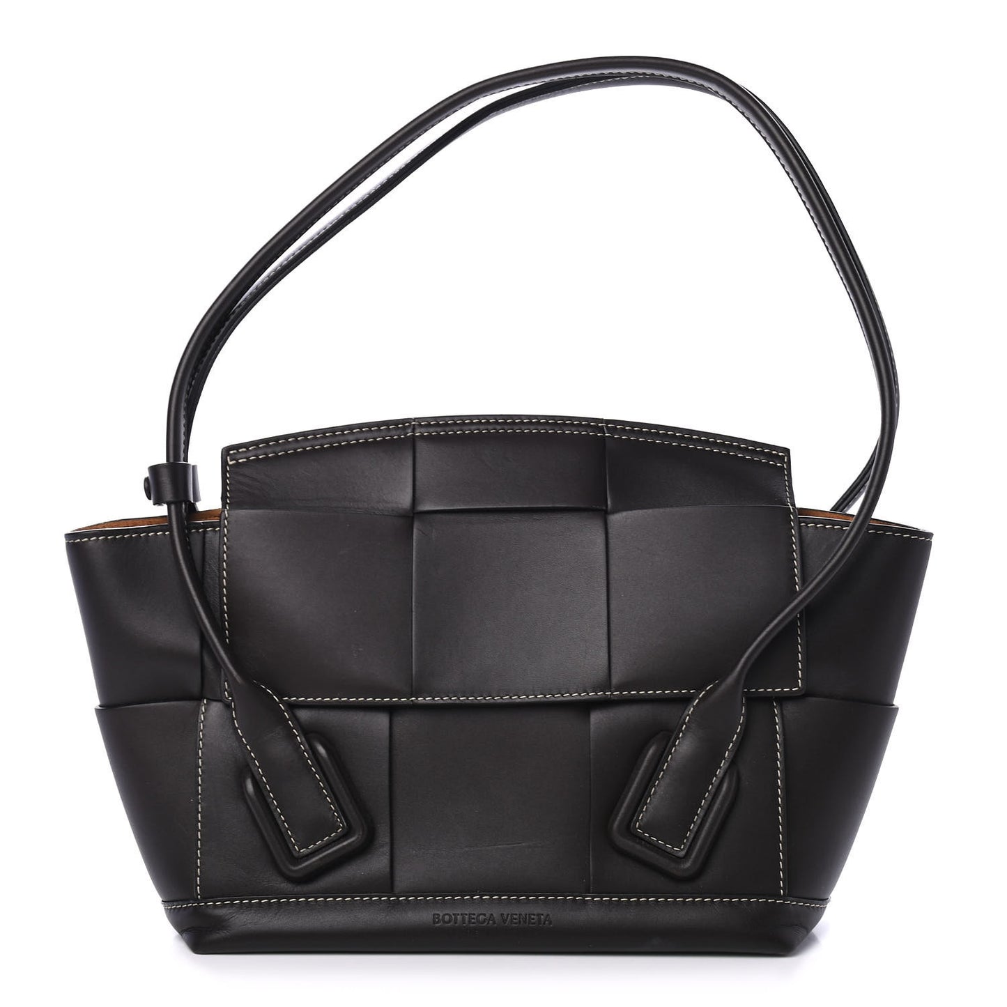 French Calfskin Maxi Intrecciato Small Arco