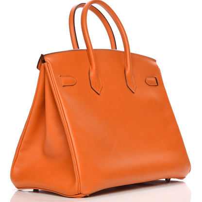 Hermes Epsom Birkin 35 Orange 3 of 31