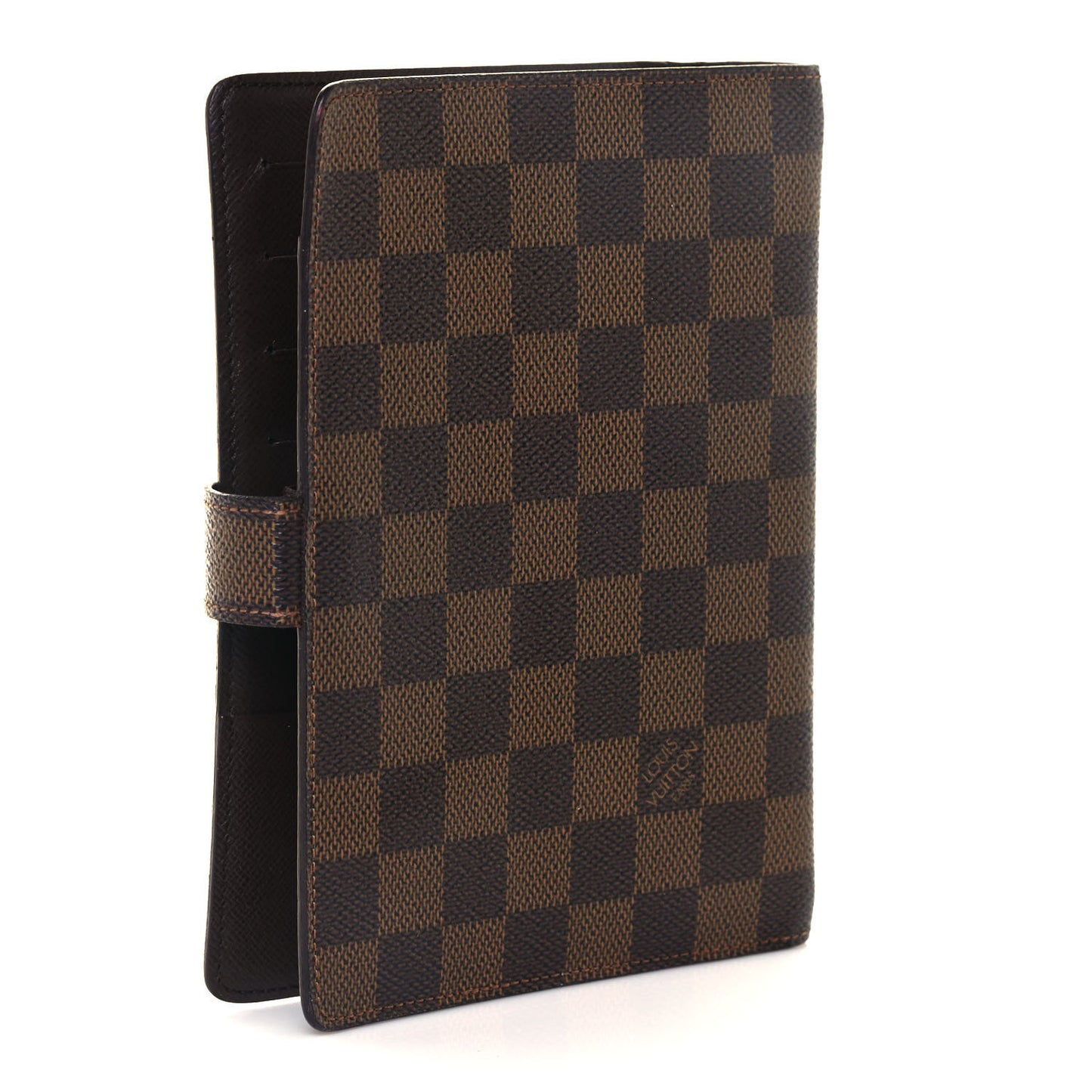 Damier Ebene Medium Ring Agenda Cover
