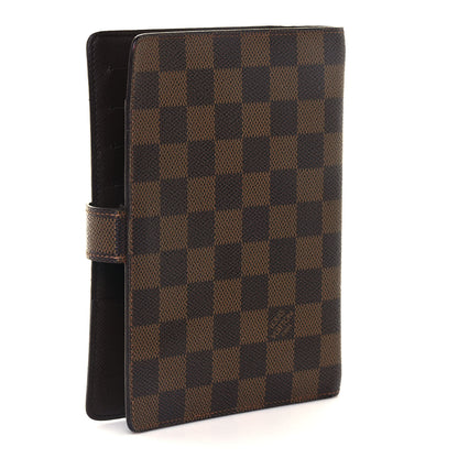 Louis Vuitton Damier Ebene Medium Ring Agenda Cover 3 of 8