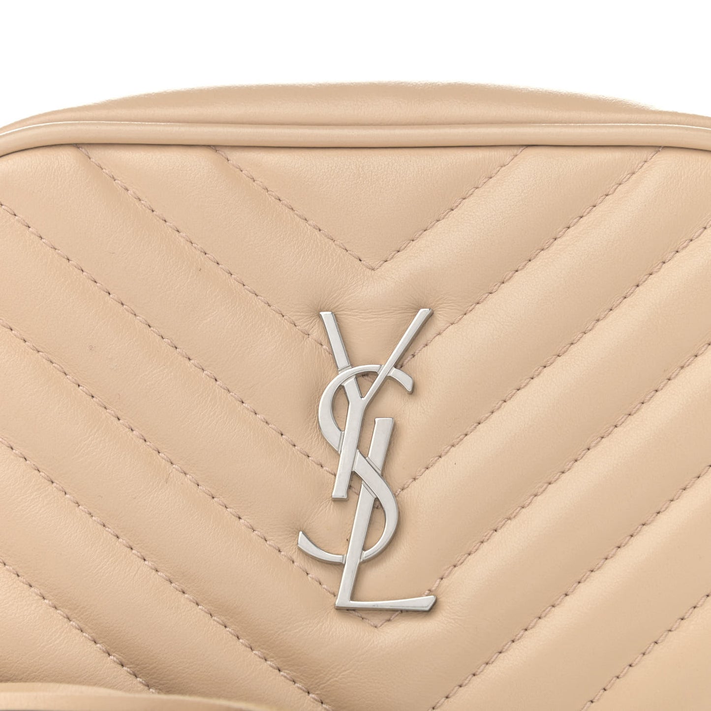 Calfskin Matelasse Monogram Lou Belt Bag Nude Powder